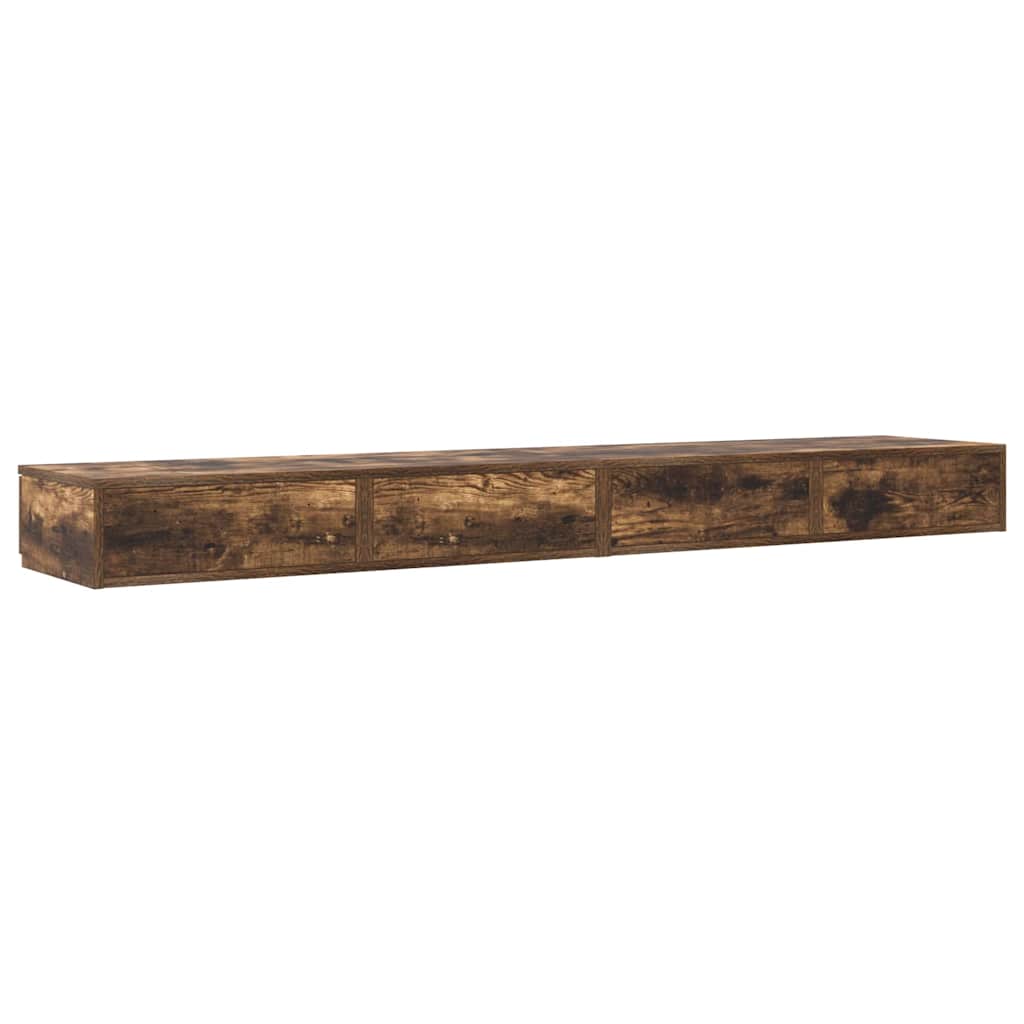 Tiroirs de lit avec tiroir Chêne fumé 180 x 36,5 x 16,5 cm - XIOS