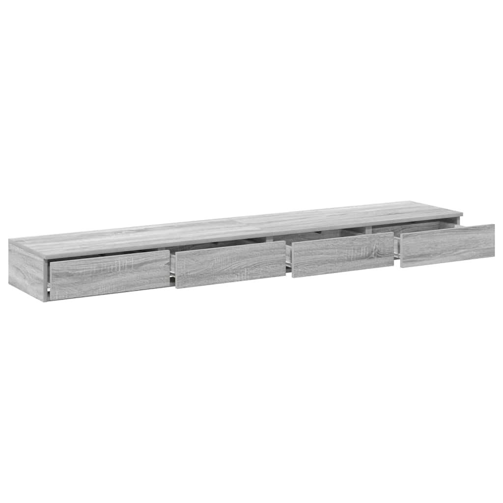 Tiroirs de lit avec tiroir Gris Sonoma 180 x 36,5 x 16,5 cm - XIOS