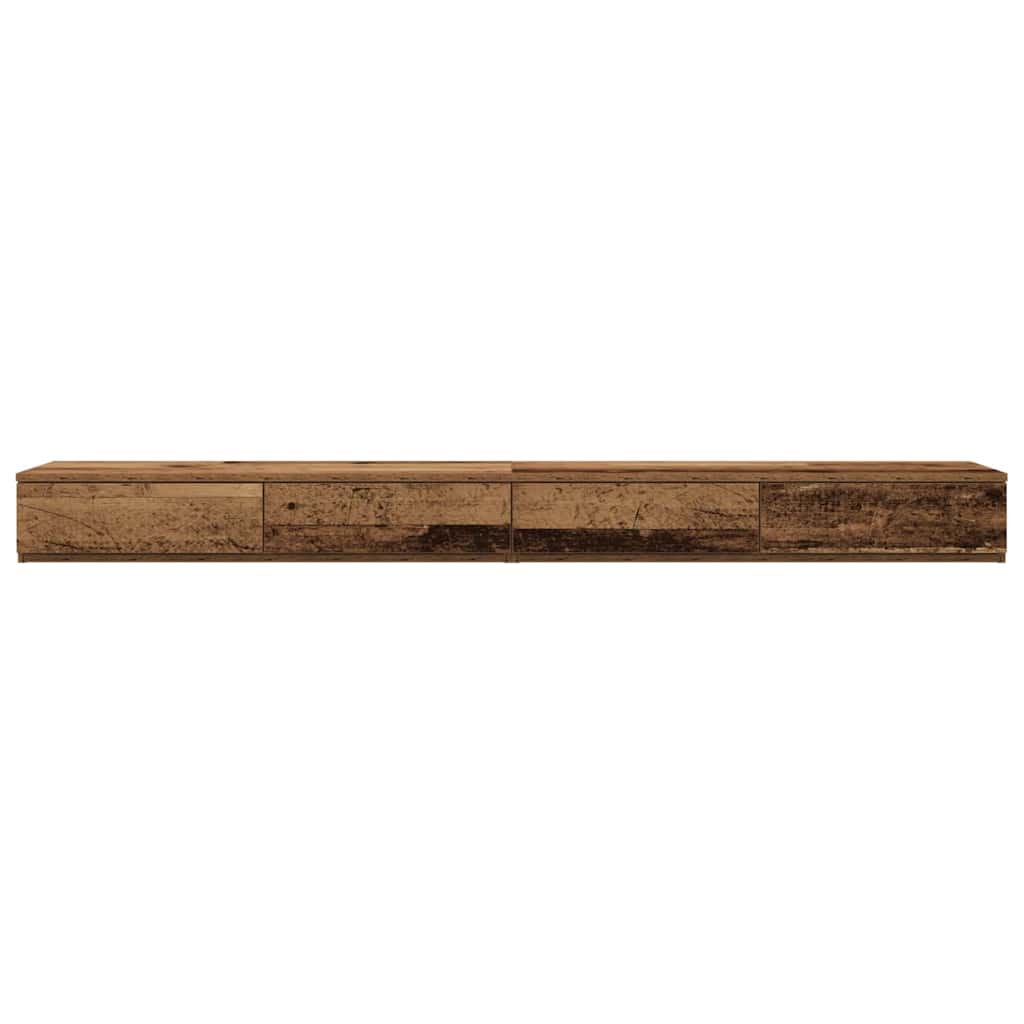 Tiroirs de lit avec tiroir Bois ancien 180 x 36.5 x 16.5 cm