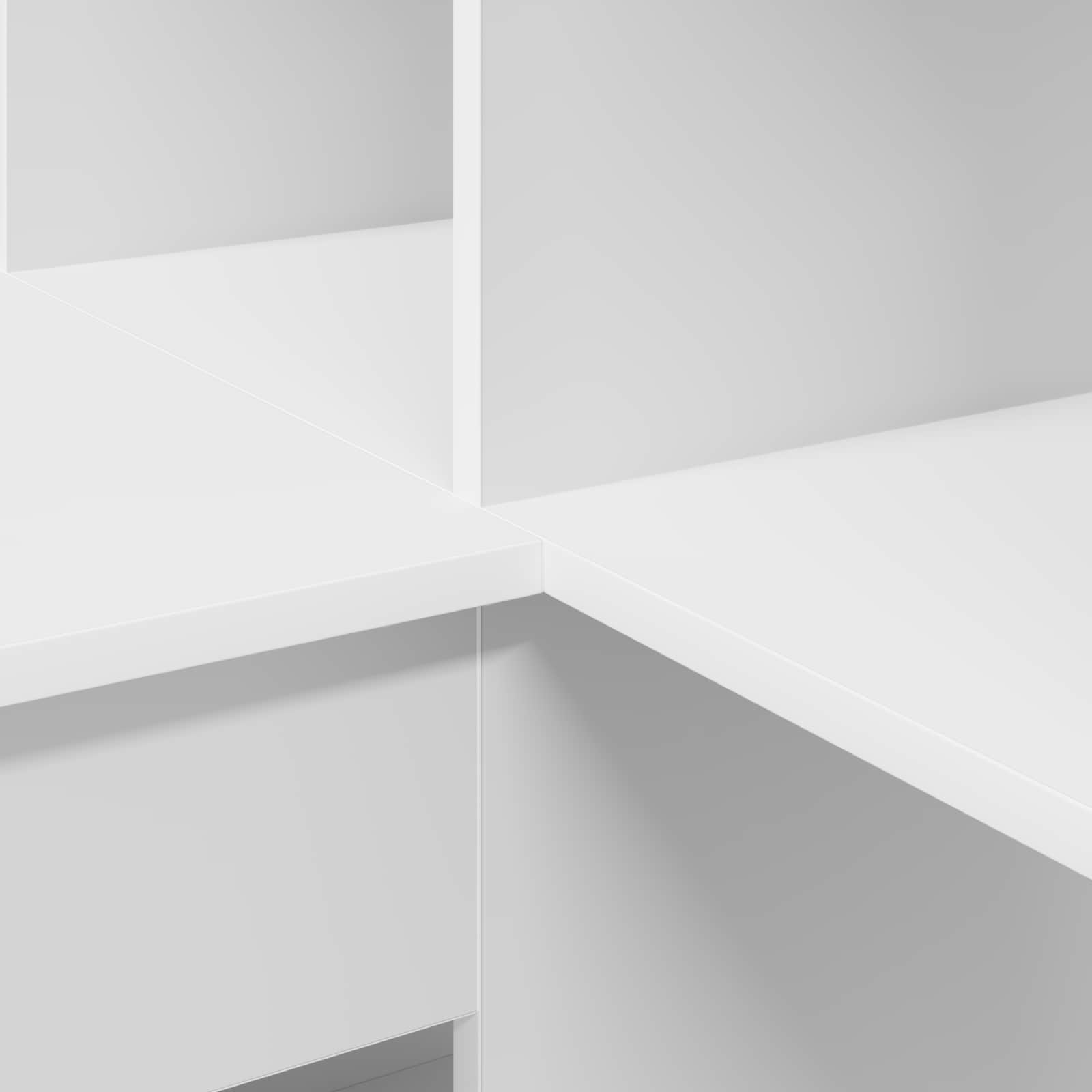 Bureau d'angle Blanc 101,5 x 149,5 x 149,5 cm Bois d'ingénierie - XIOS