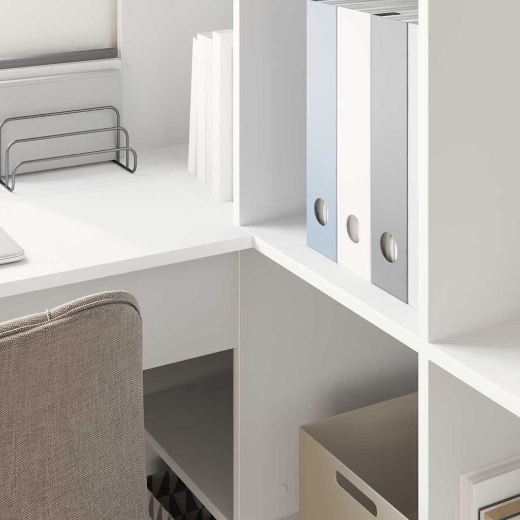 Bureau d'angle Blanc 101,5 x 149,5 x 149,5 cm Bois d'ingénierie - XIOS