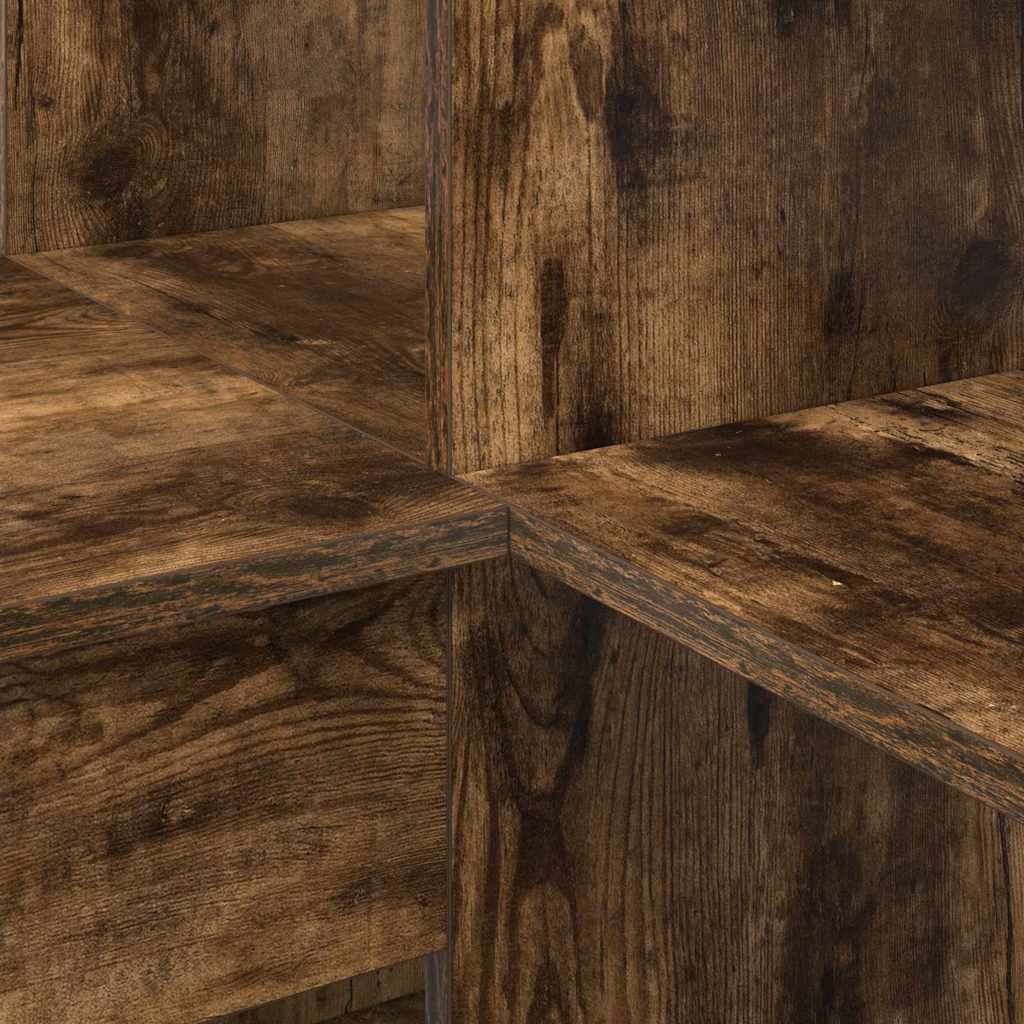 Bureau d'angle avec étagère Chêne fumé 101,5 x 149,5 x 149,5 cm - XIOS