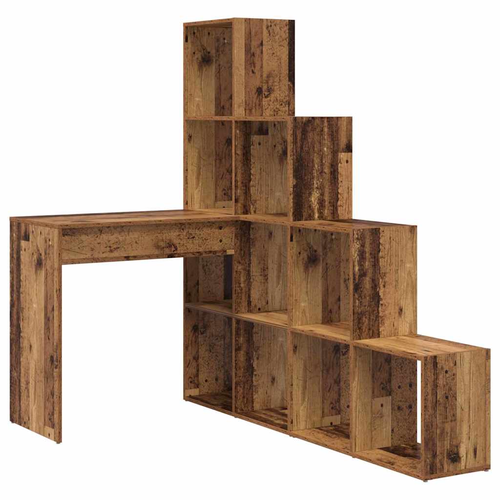 Bureau d'angle Bois Ancien 101,5 x 149,5 x 149,5 cm
