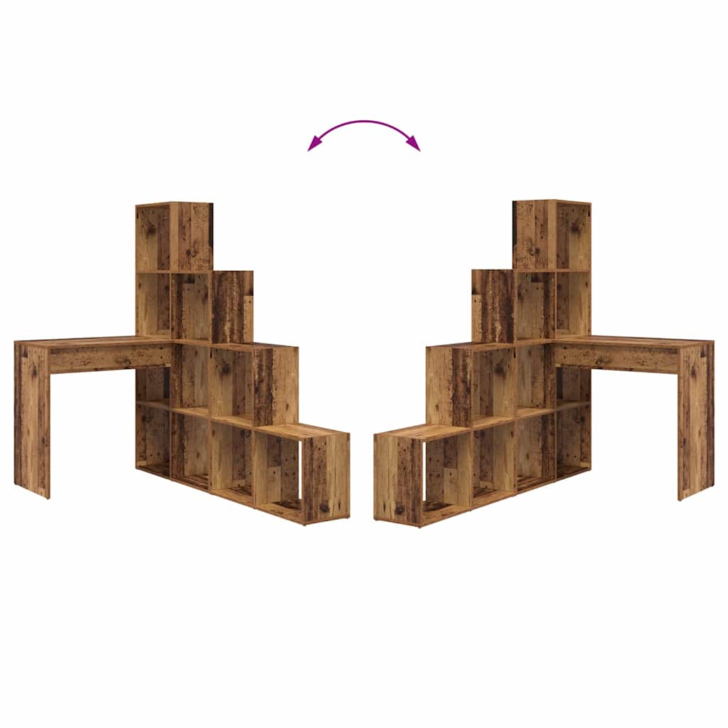 Bureau d'angle Bois Ancien 101,5 x 149,5 x 149,5 cm - XIOS
