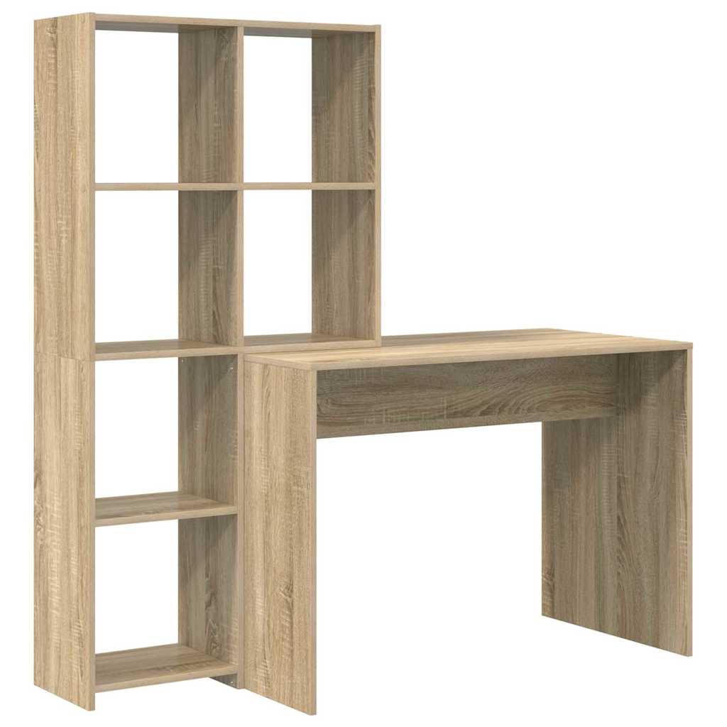 Bureau Chêne Sonoma 138,5 x 55 x 143 cm Bois d'ingénierie - XIOS