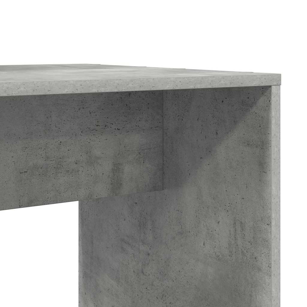 Bureau Gris béton 138,5 x 55 x 143 cm Bois d'ingénierie - XIOS