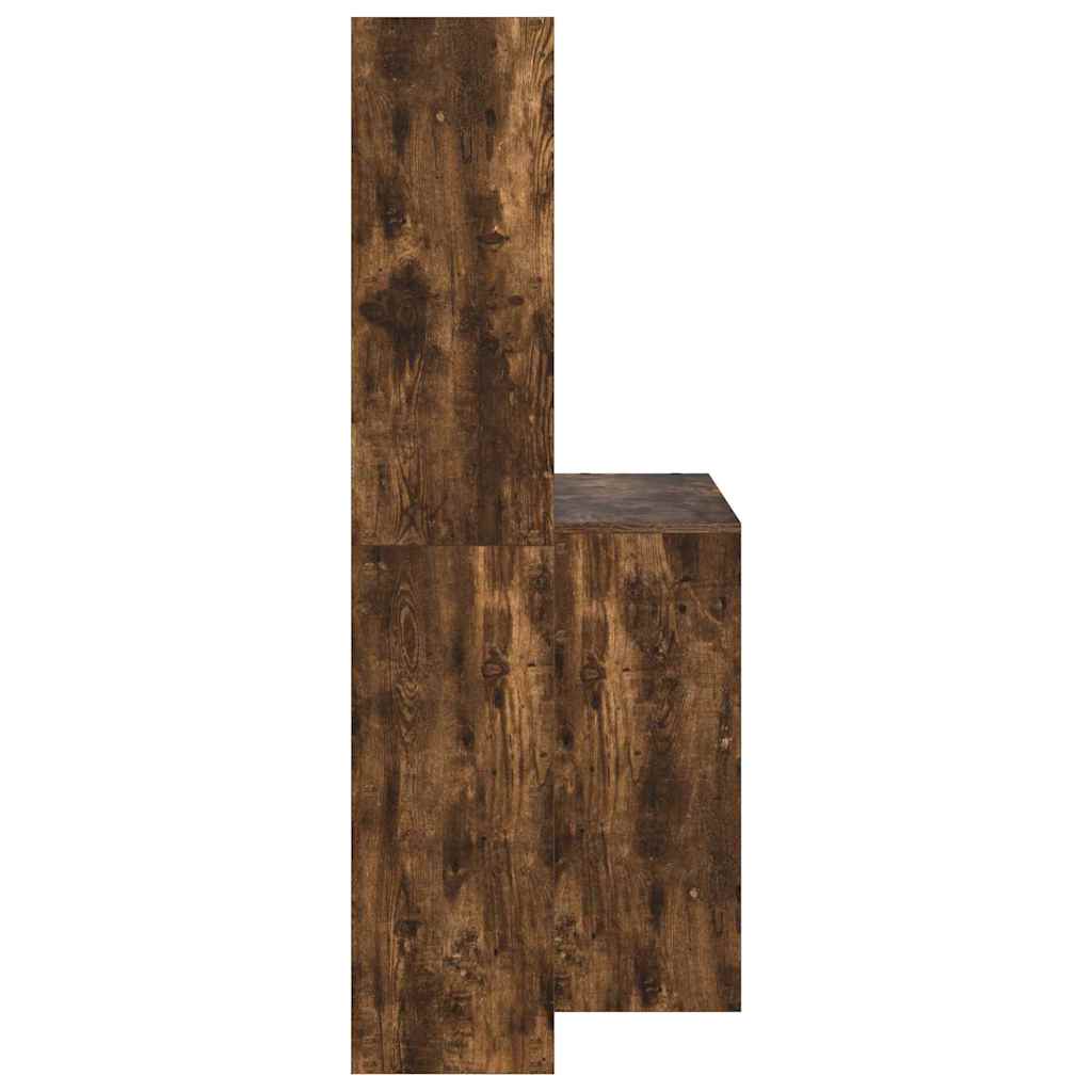 Bureau Chêne fumé 138,5 x 55 x 143 cm Bois d'ingénierie - XIOS