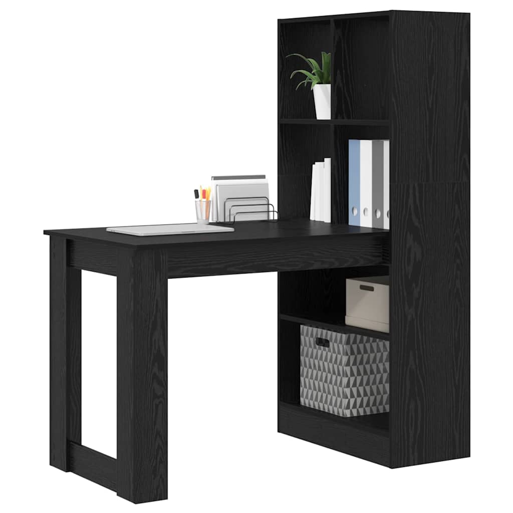 Bureau Chêne noir 122 x 67 x 145 cm Bois d'ingénierie - XIOS