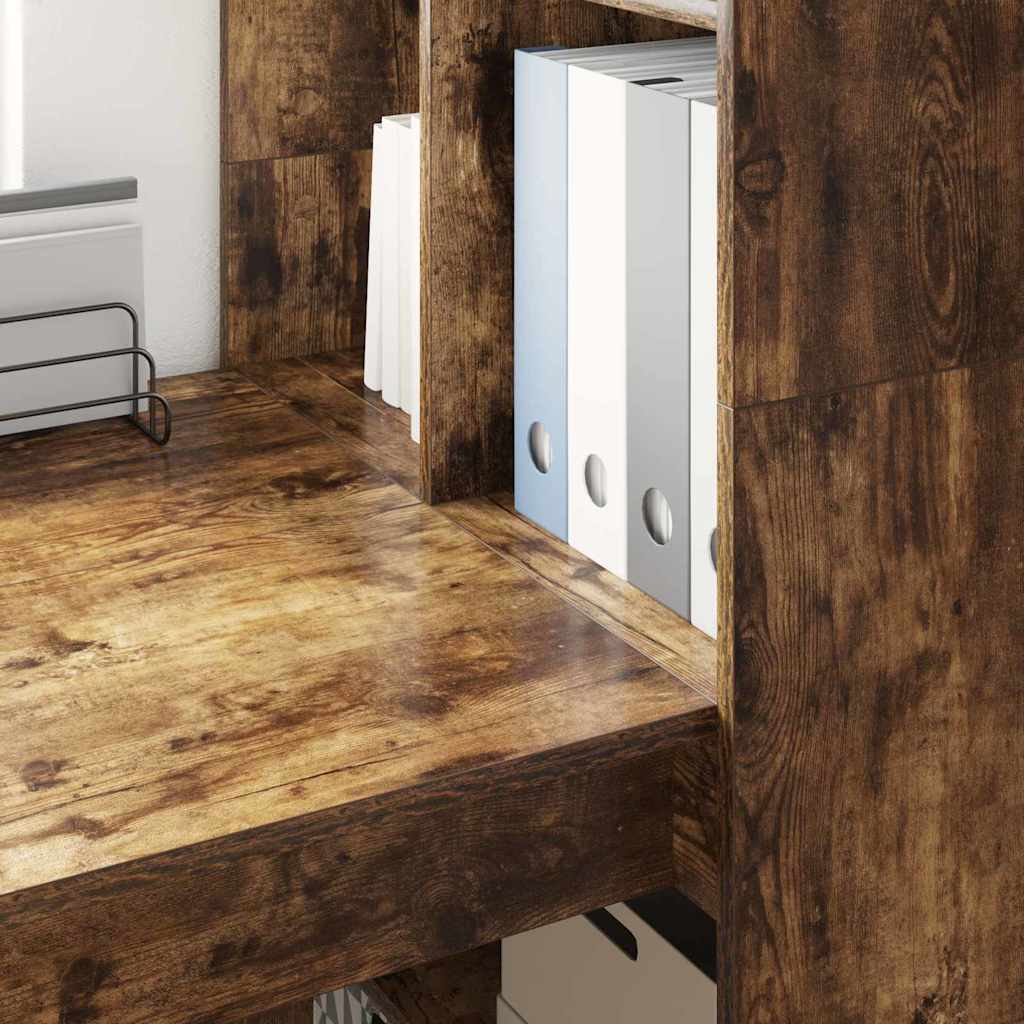 Bureau Chêne fumé Bois d'ingénierie 122 x 67 x 145 cm