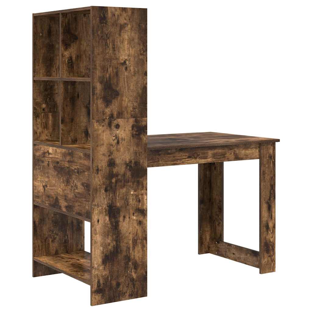 Bureau Chêne fumé 122 x 67 x 145 cm Bois d'ingénierie - XIOS