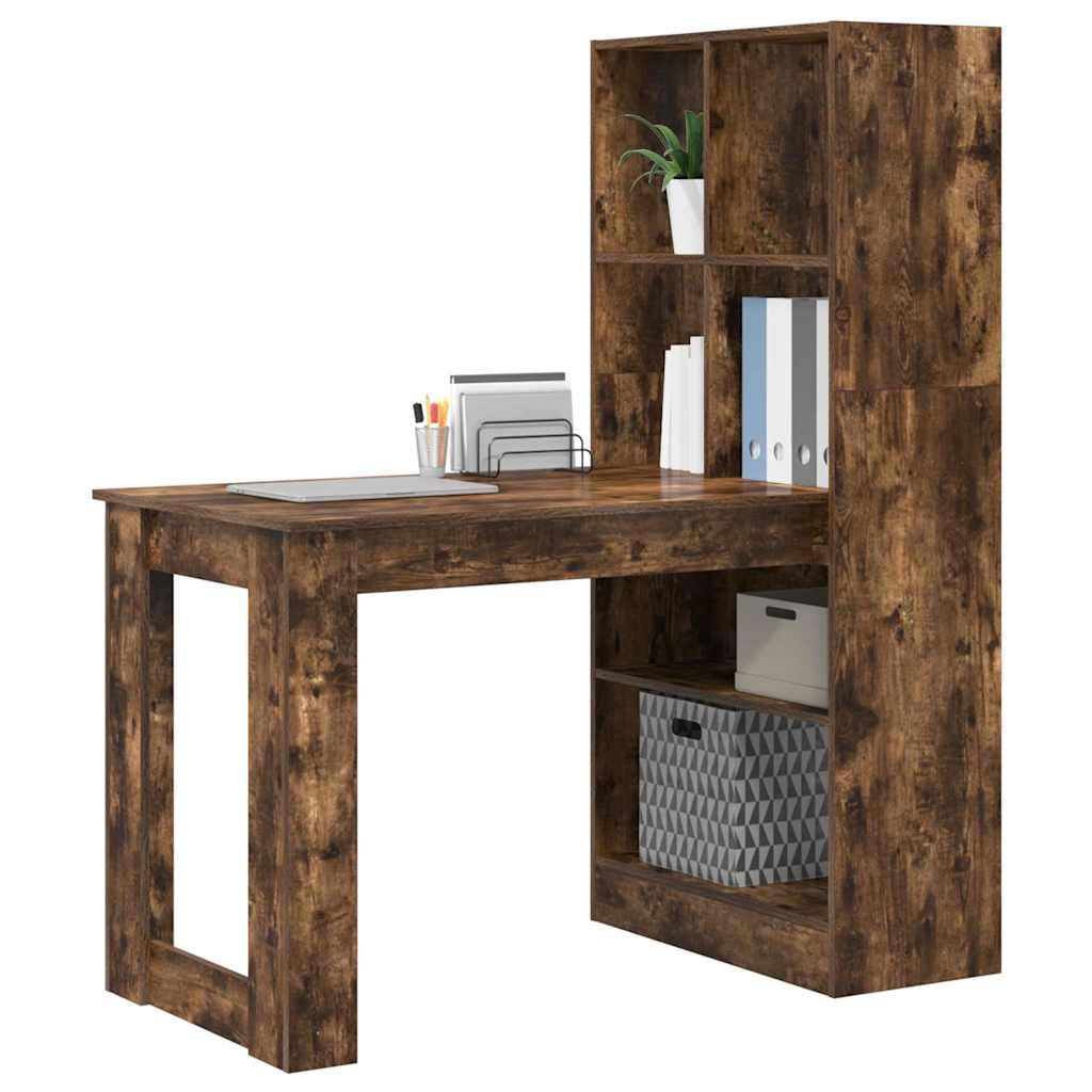 Bureau Chêne fumé 122 x 67 x 145 cm Bois d'ingénierie - XIOS