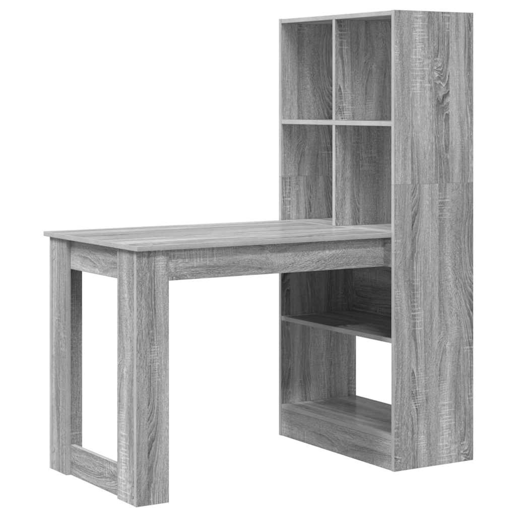 Bureau Gris Sonoma 122 x 67 x 145 cm Bois d'ingénierie - XIOS