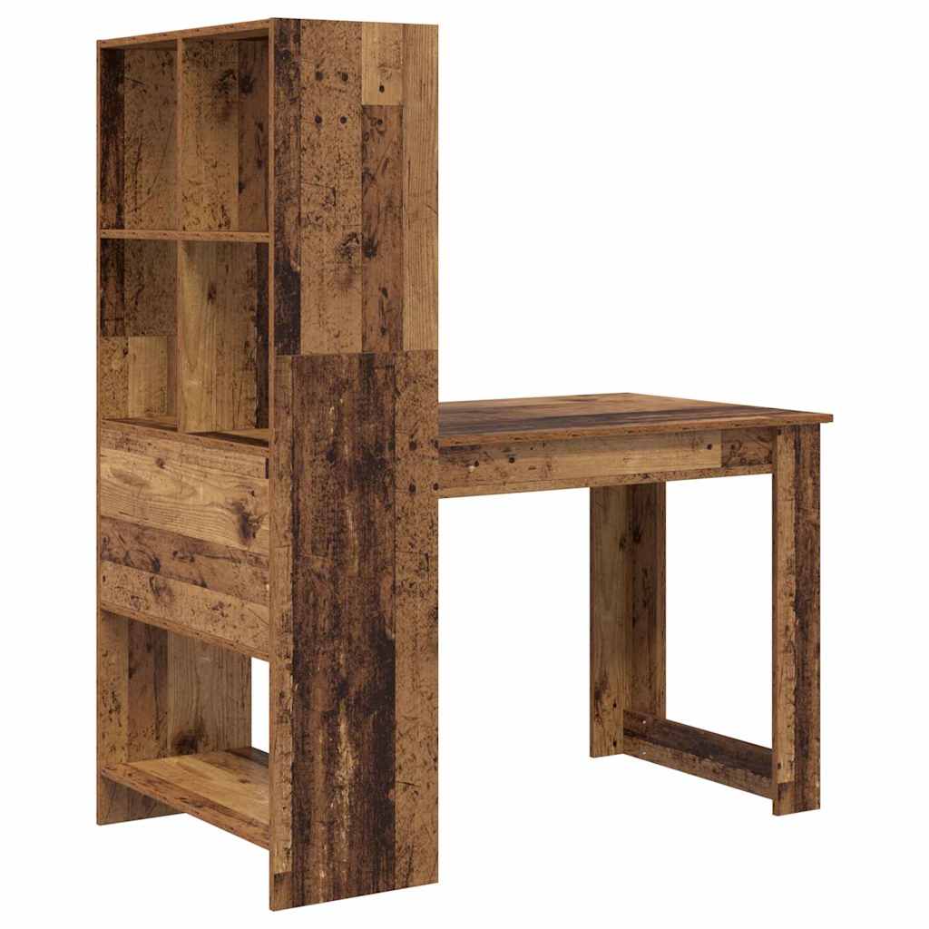 Bureau Bois Ancien Bois d'ingénierie 122 x 67 x 145 cm