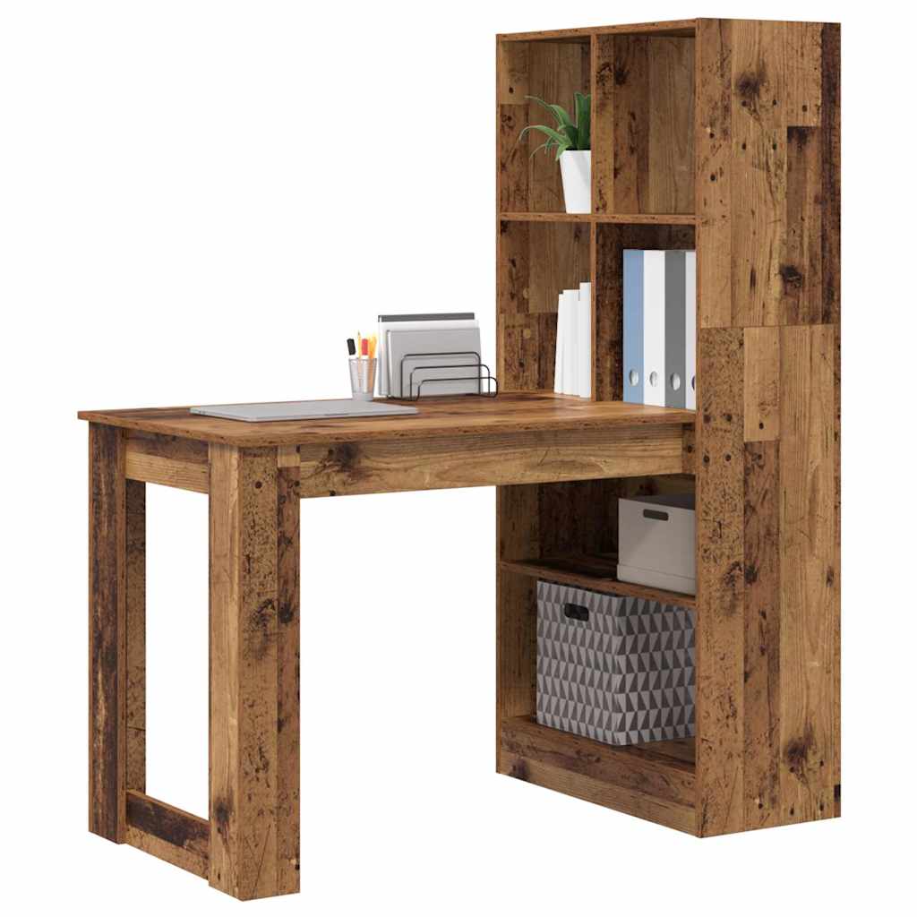 Bureau Bois Ancien Bois d'ingénierie 122 x 67 x 145 cm