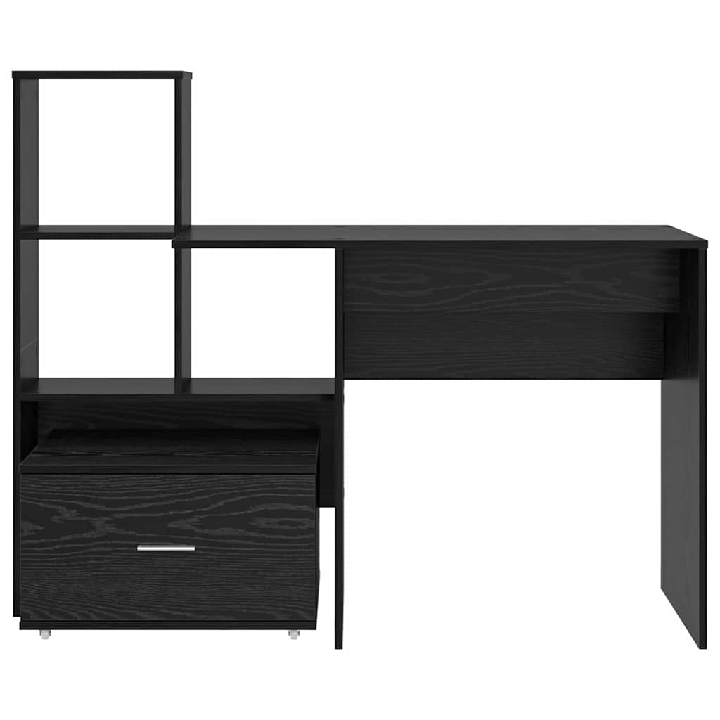 Bureau Chêne noir 131,5 x 50 x 106,5 cm Bois d'ingénierie - XIOS