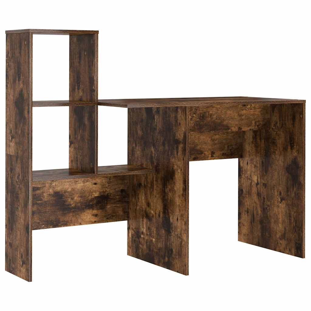 Bureau Chêne fumé Bois d'ingénierie 131,5 x 50 x 106,5 cm
