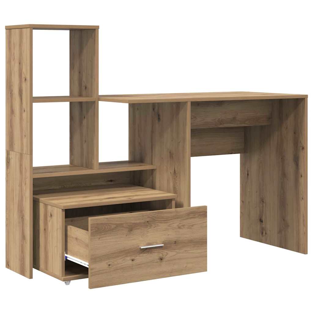 Bureau Chêne artisanal 131,5 x 50 x 106,5 cm Bois d'ingénierie - XIOS