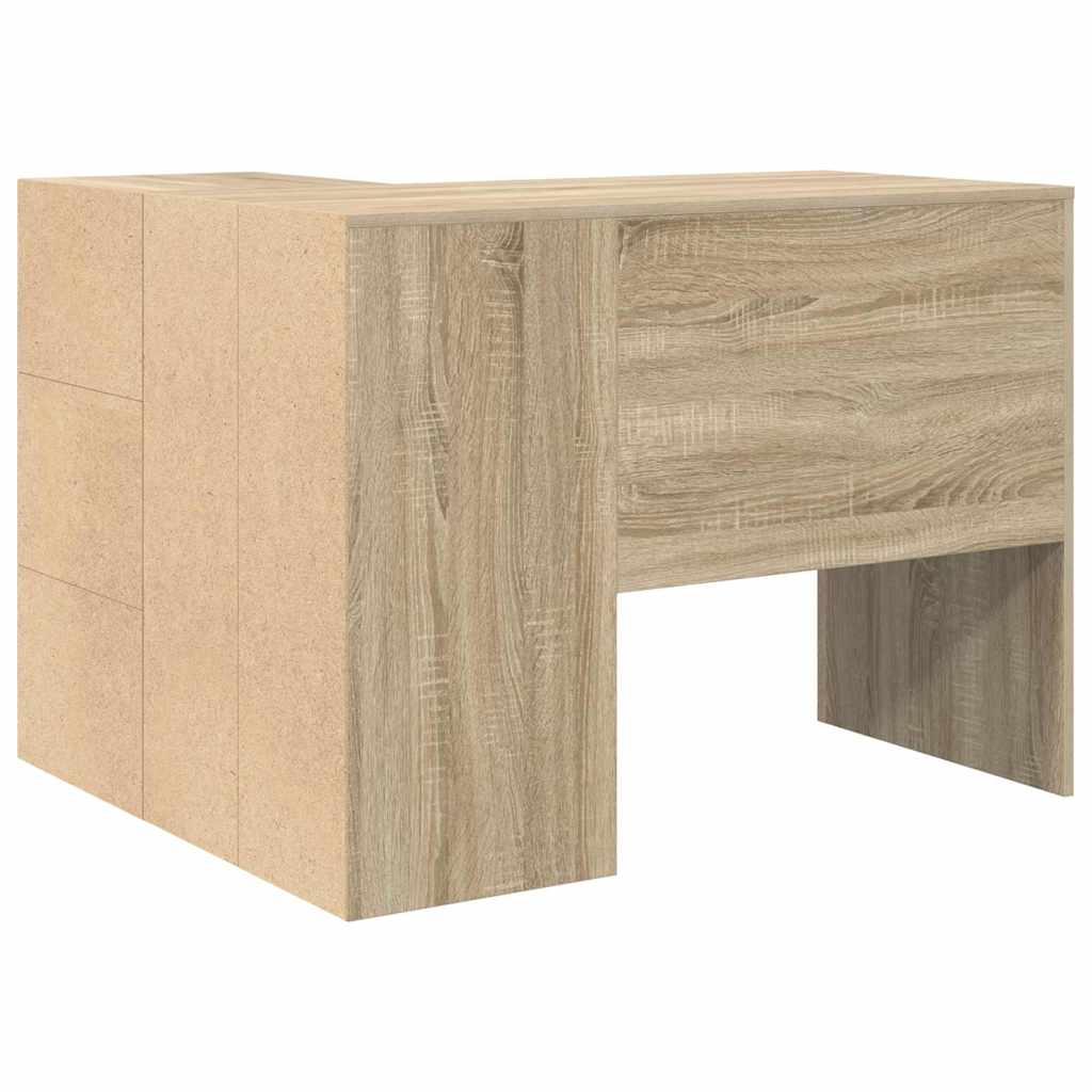 Bureau d'angle avec tiroir Chêne Sonoma 102 x 88 x 75 cm - XIOS