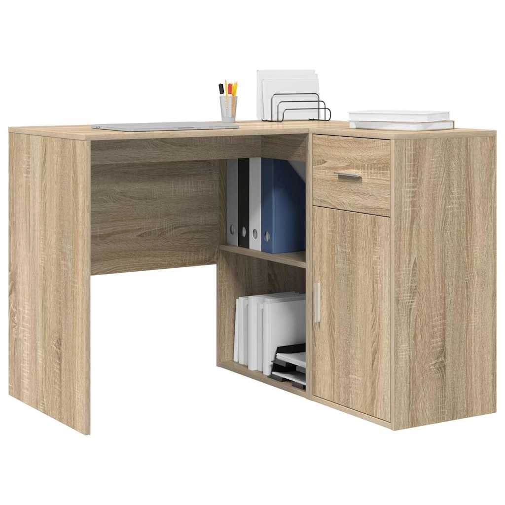 Bureau d'angle Chêne Sonoma 102 x 50 x 75 cm Bois d'ingénierie - XIOS