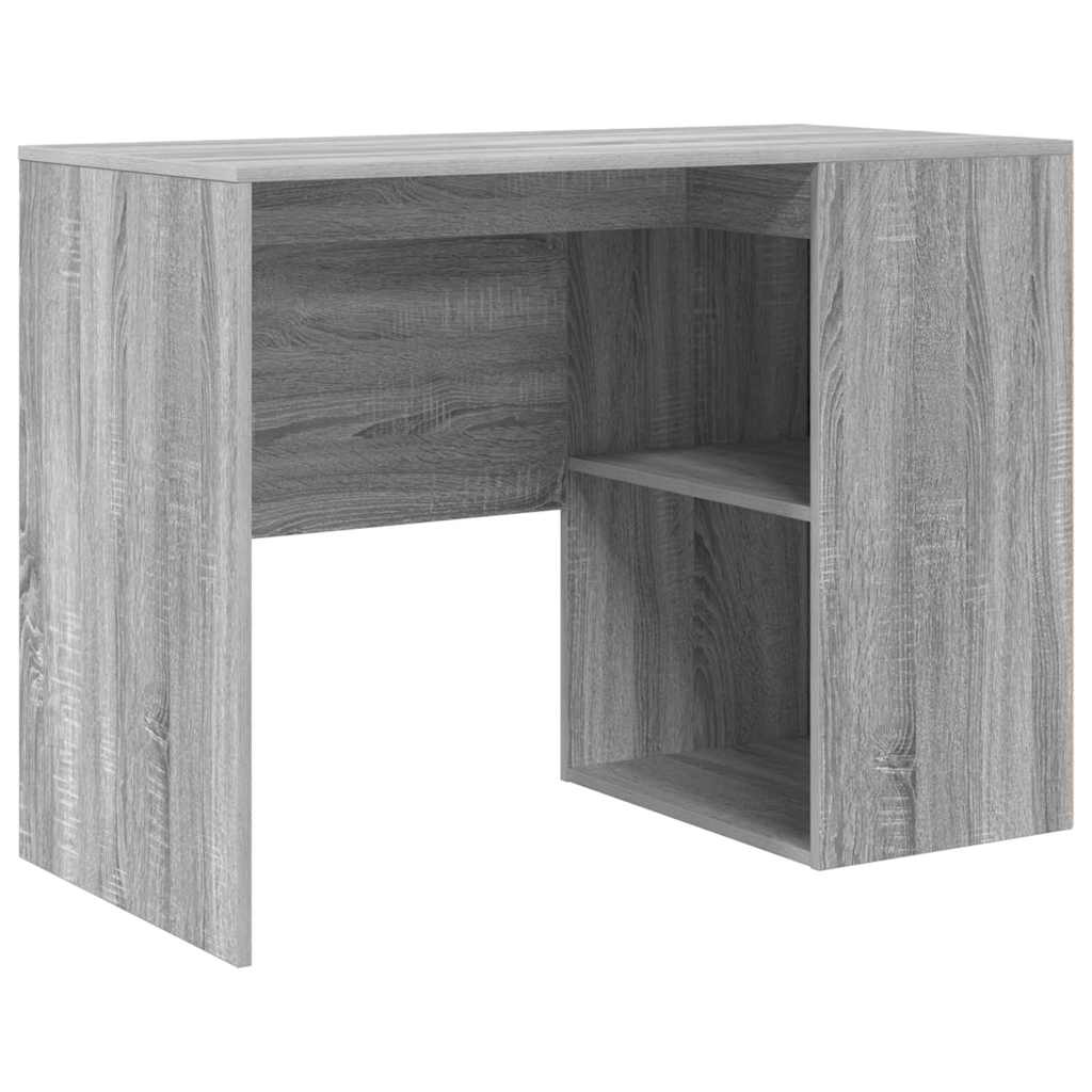 Bureau d'angle Sonoma gris 102 x 50 x 75 cm Bois d'ingénierie - XIOS