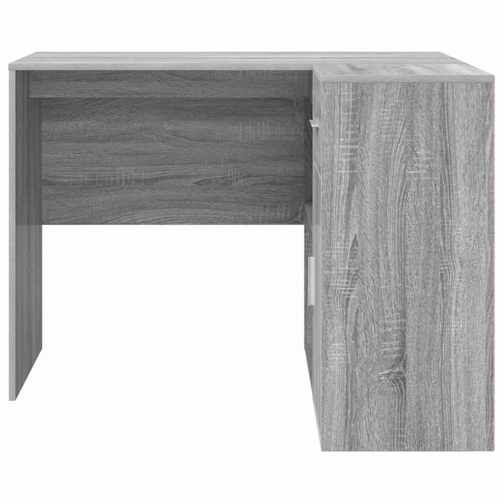 Bureau d'angle avec tiroir Gris Sonoma 102 x 88 x 75 cm