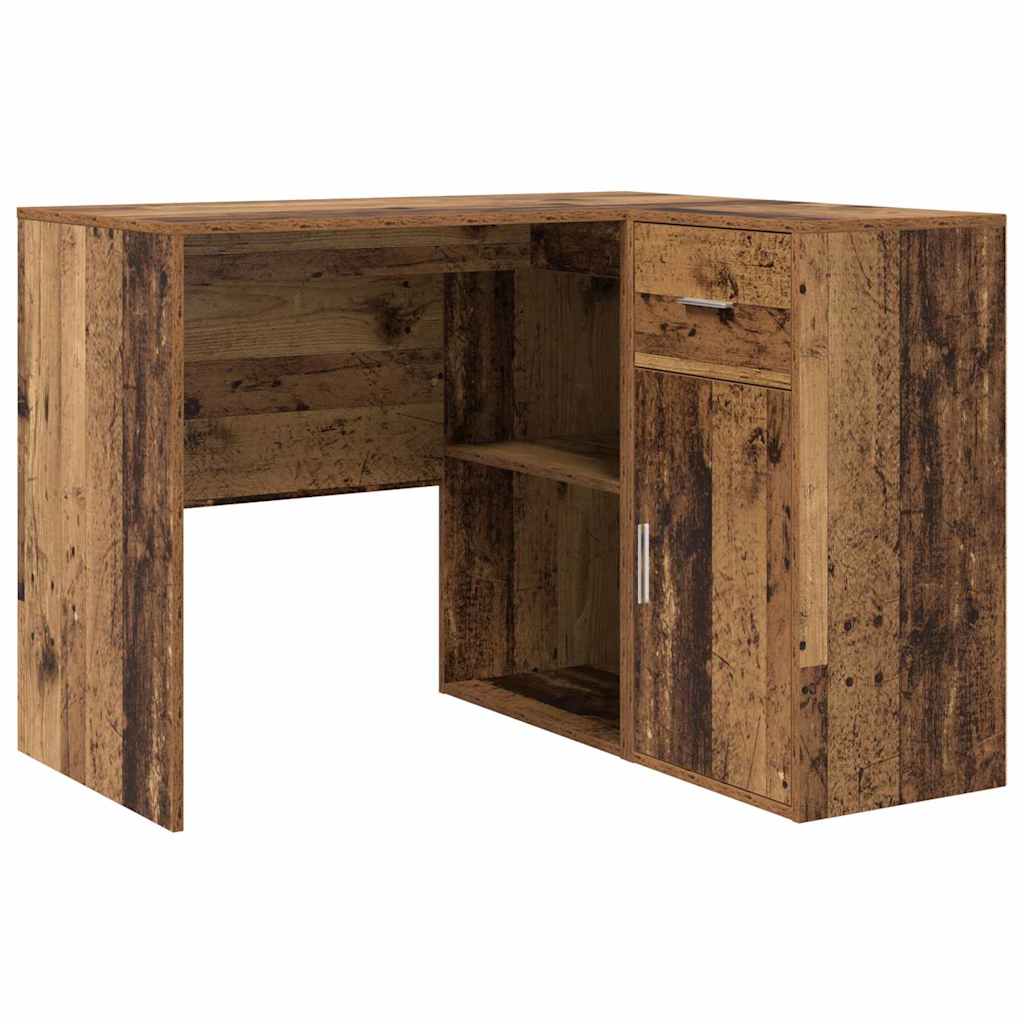Bureau d'angle avec tiroir Bois ancien 102 x 88 x 75 cm