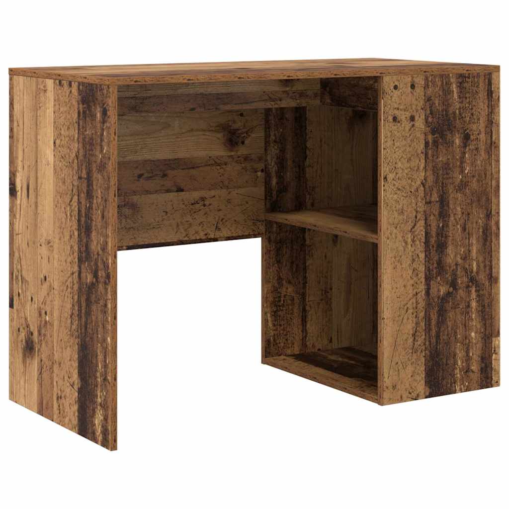 Bureau d'angle avec tiroir Bois ancien 102 x 88 x 75 cm