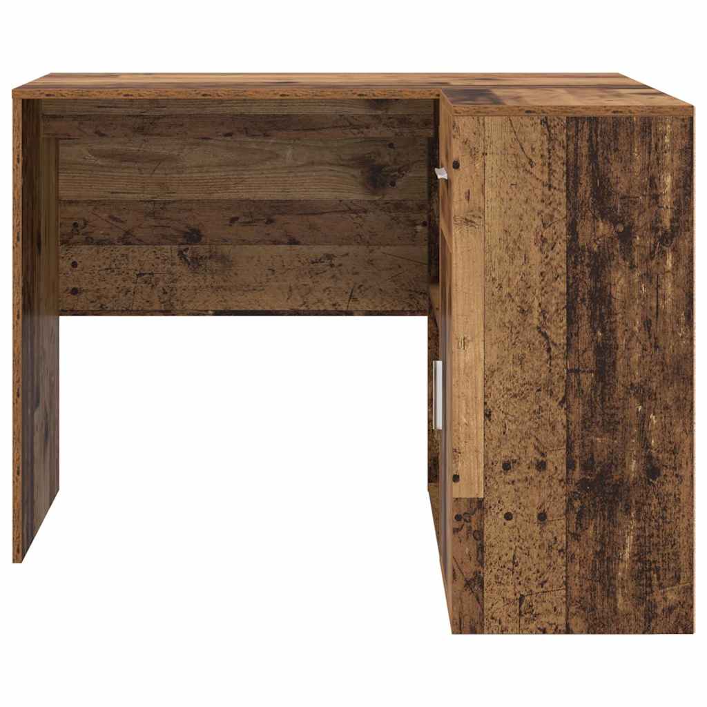 Bureau d'angle avec tiroir Bois ancien 102 x 88 x 75 cm
