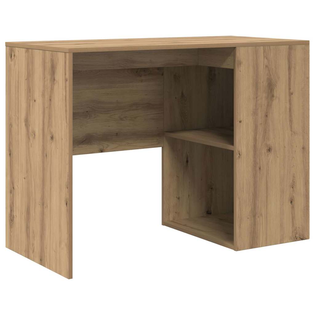 Bureau d'angle avec tiroir Chêne artisanal 102 x 88 x 75 cm