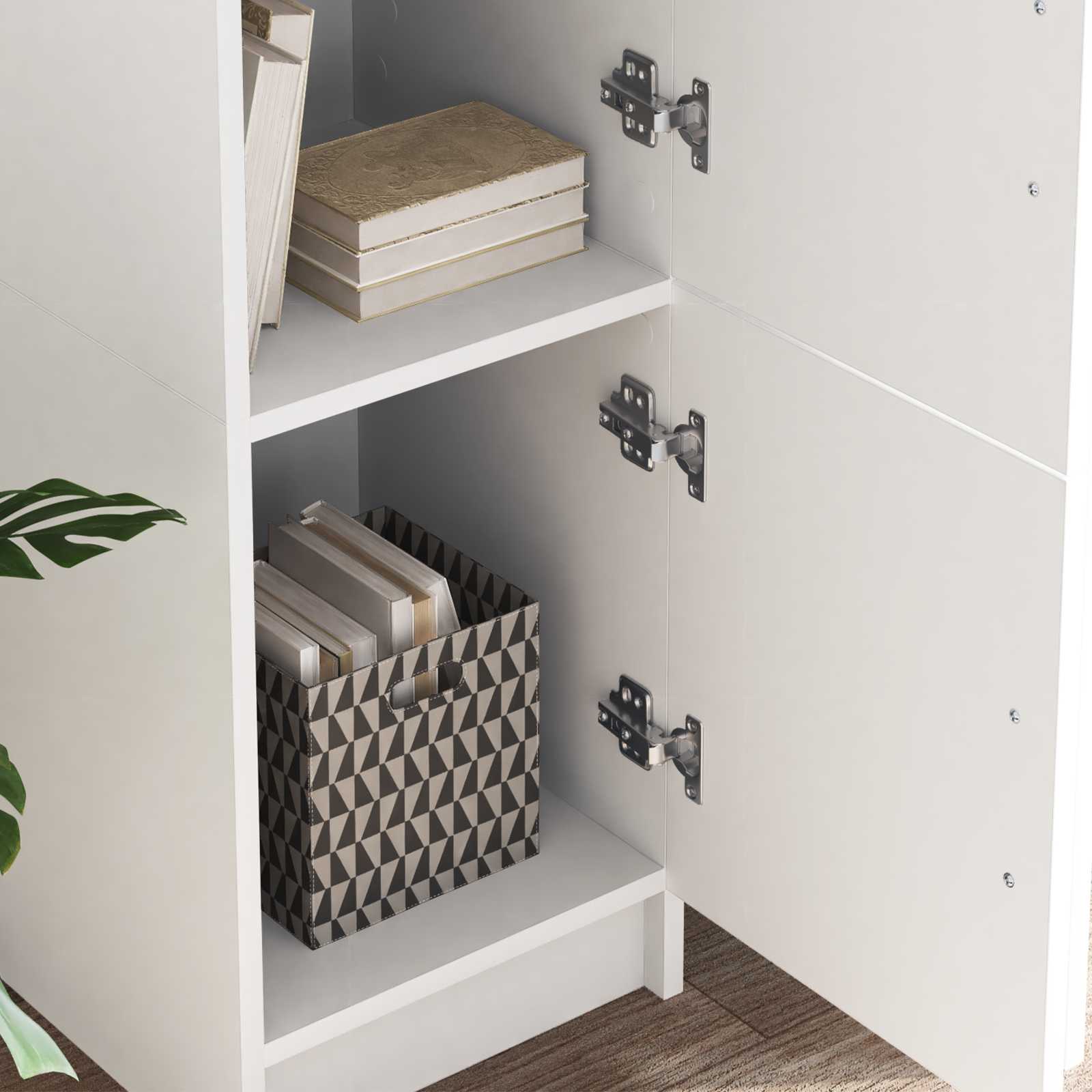 Bureau Blanc 133,5 x 50 x 124 cm 2 pc