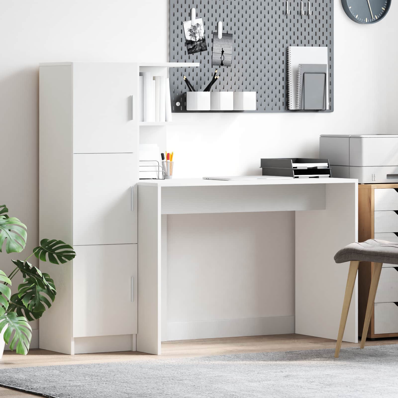 Bureau Blanc 133,5 x 50 x 124 cm 2 pc - XIOS