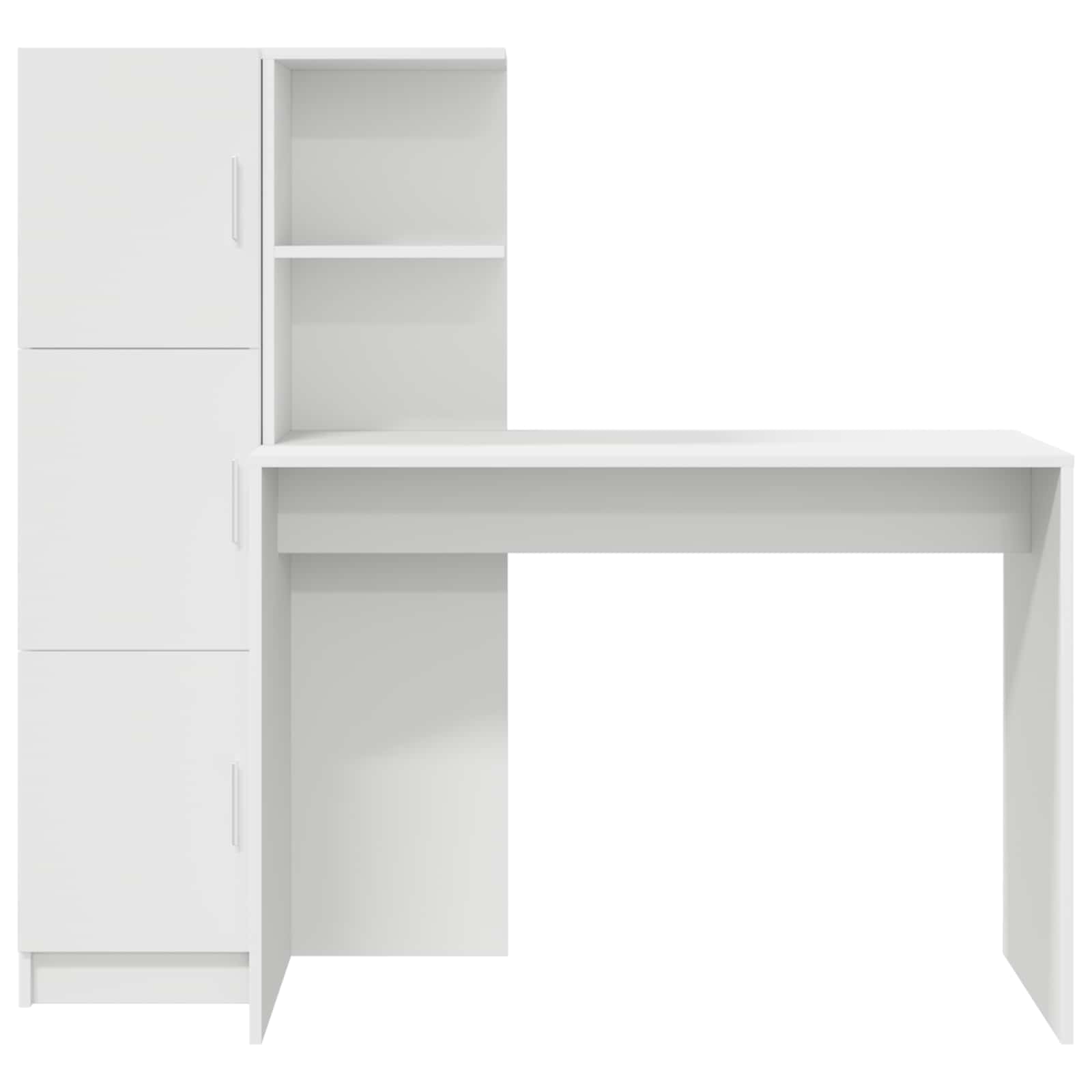 Bureau Blanc 133,5 x 50 x 124 cm 2 pc