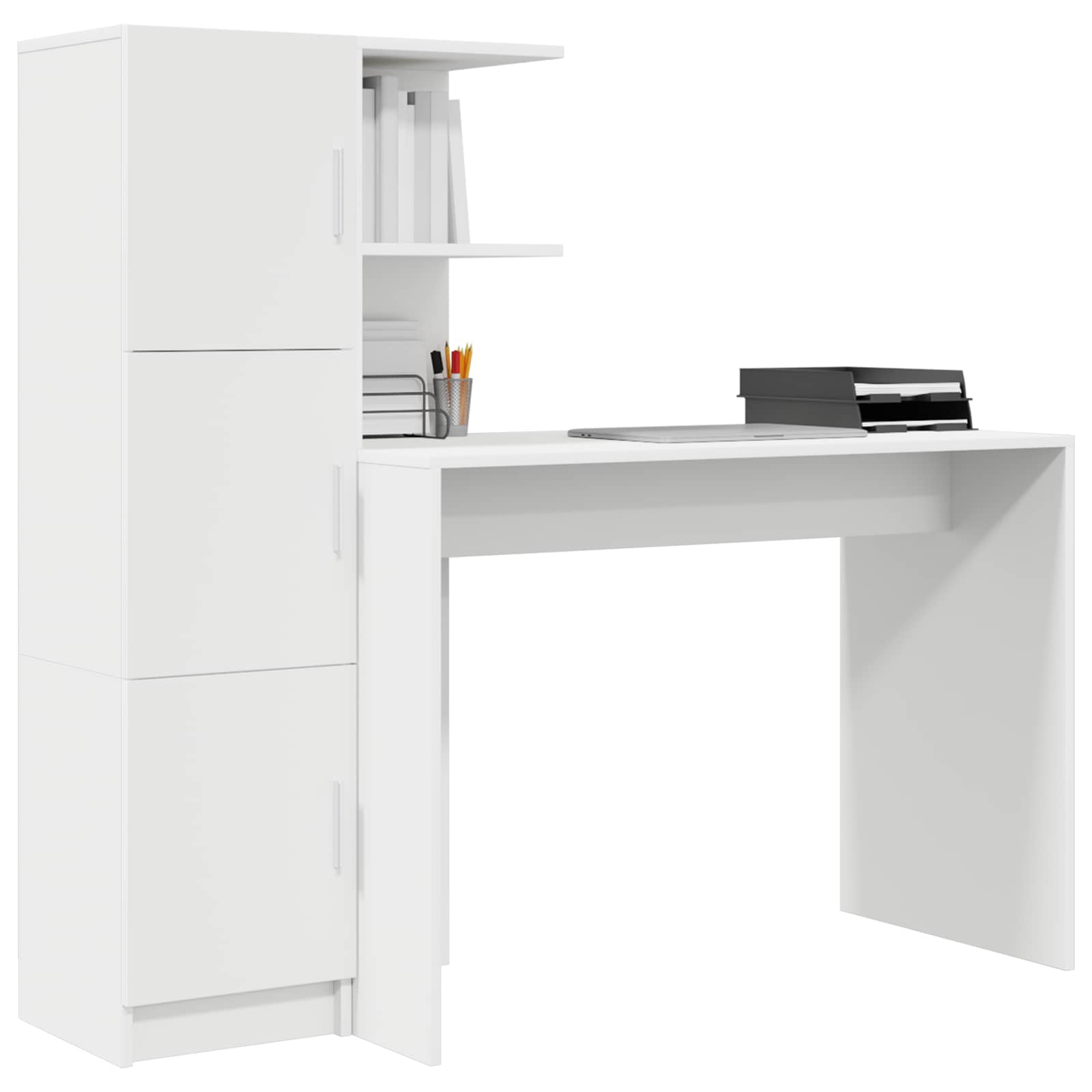 Bureau Blanc 133,5 x 50 x 124 cm 2 pc