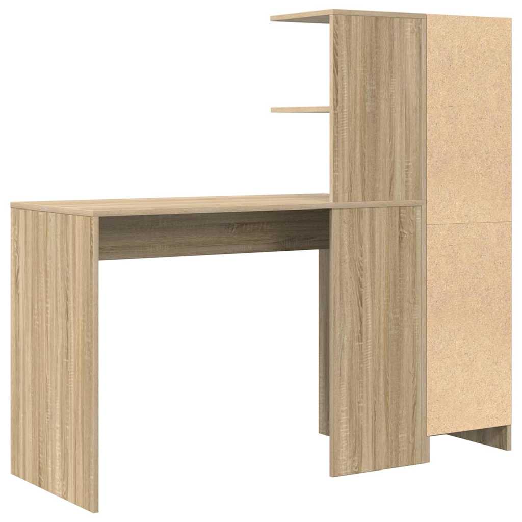 Bureau avec rangement 2 pcs Chêne Sonoma 102 x 50 x 124 cm - XIOS