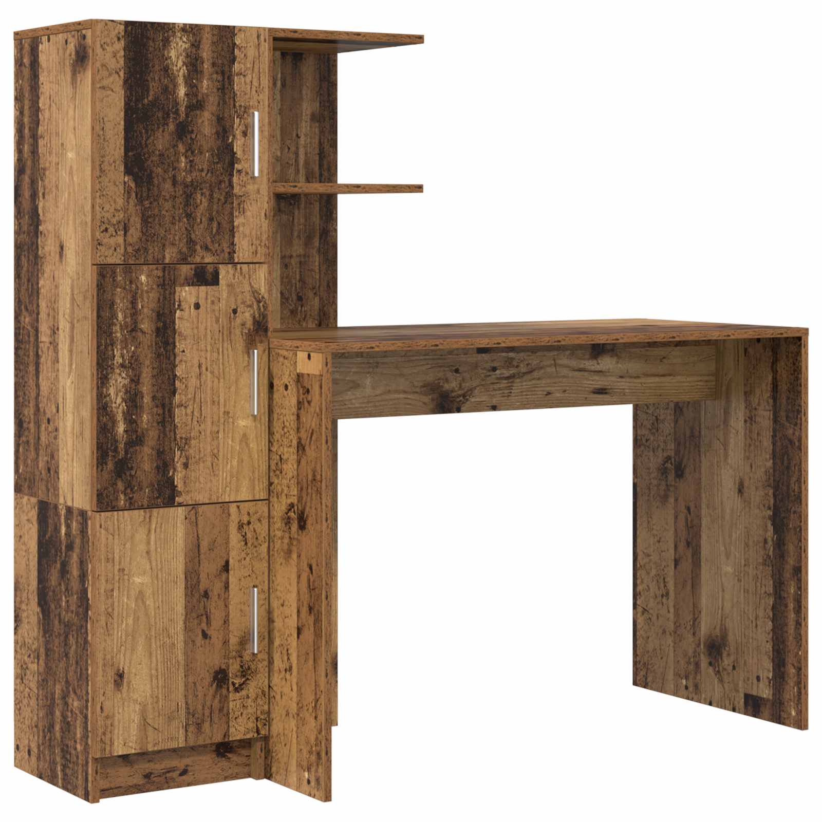 Bureau Bois ancien 133,5 x 50 x 124 cm 2 pc - XIOS