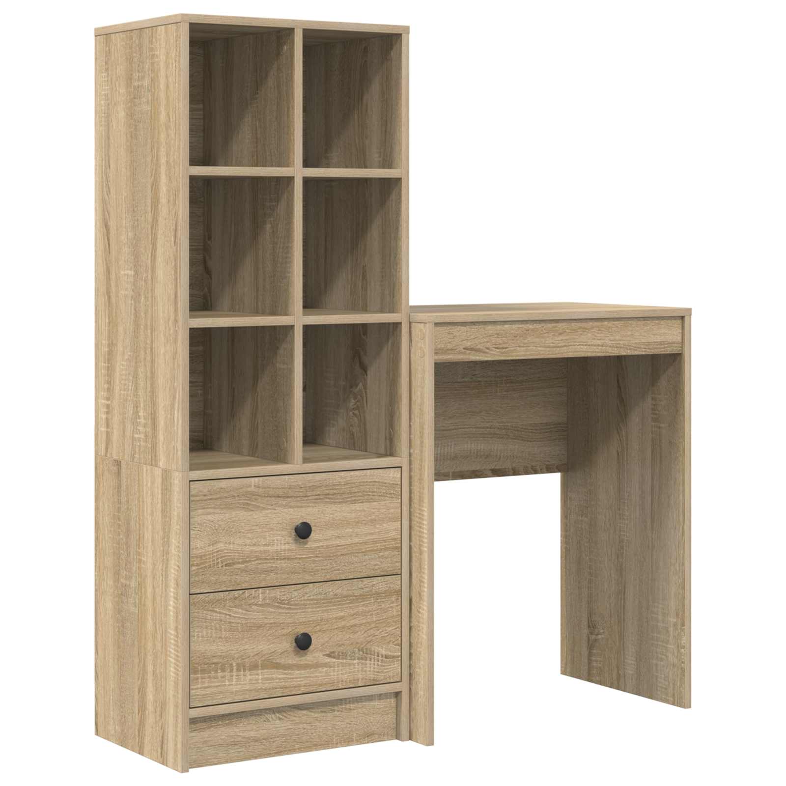 Bureau Chêne Sonoma 105,5 x 34 x 127 cm 2 pc - XIOS