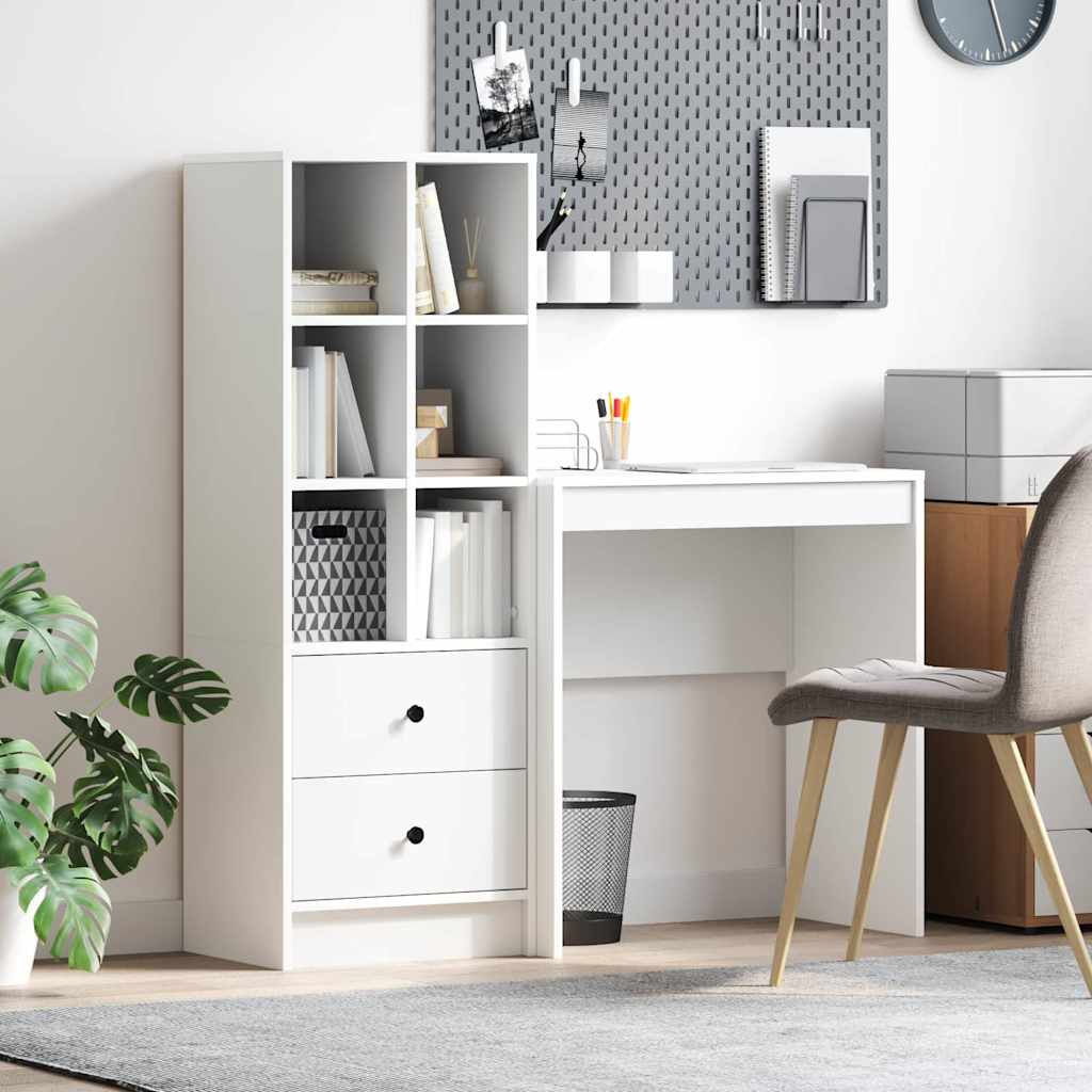 Bureau avec tiroir 2 pcs Blanc - XIOS