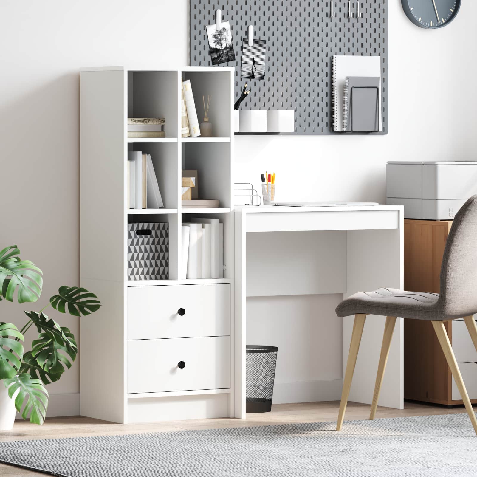 Bureau Blanc 115,5 x 40 x 127 cm 2 pc - XIOS