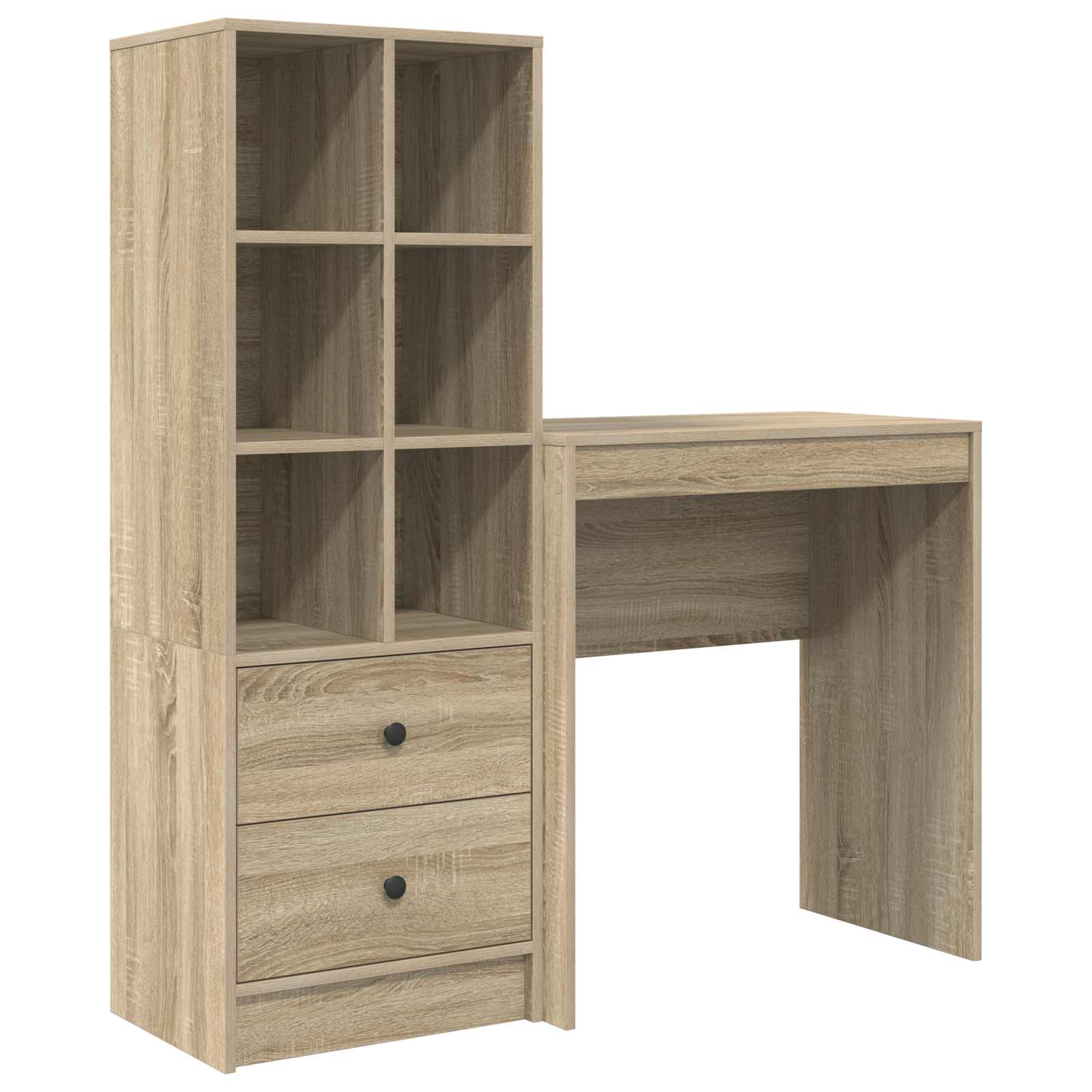Bureau Chêne Sonoma 115,5 x 40 x 127 cm 2 pc - XIOS