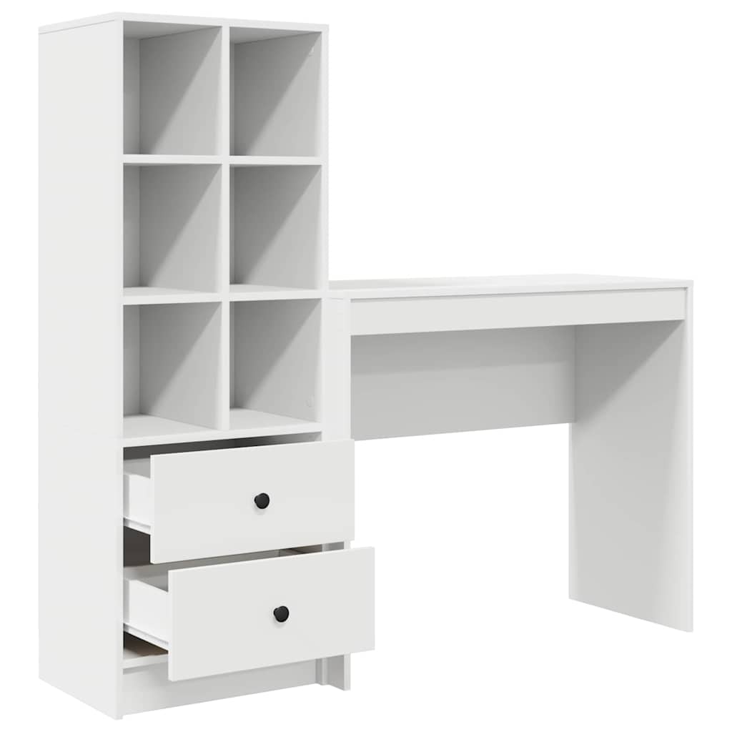 Bureau avec tiroir 2 pcs Blanc - XIOS