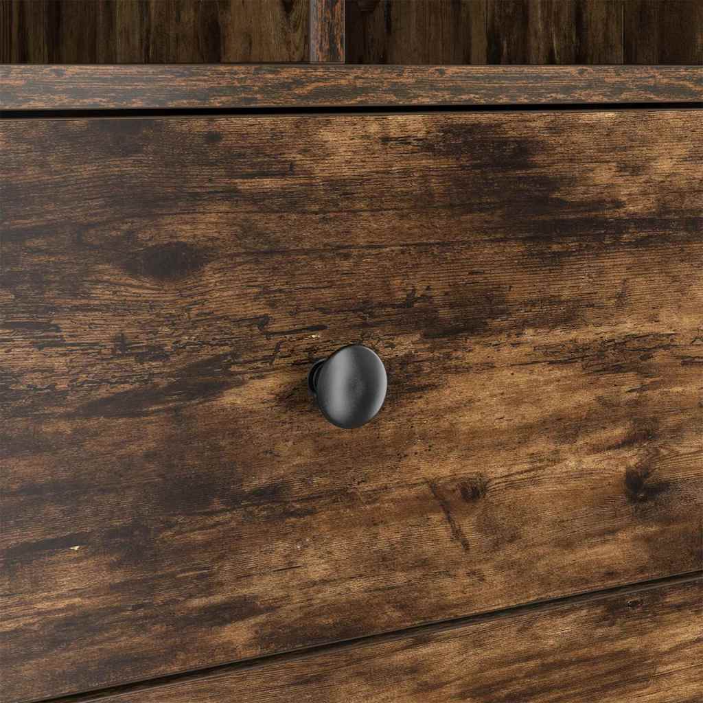 Bureau avec tiroir 2 pcs Chêne fumé - XIOS