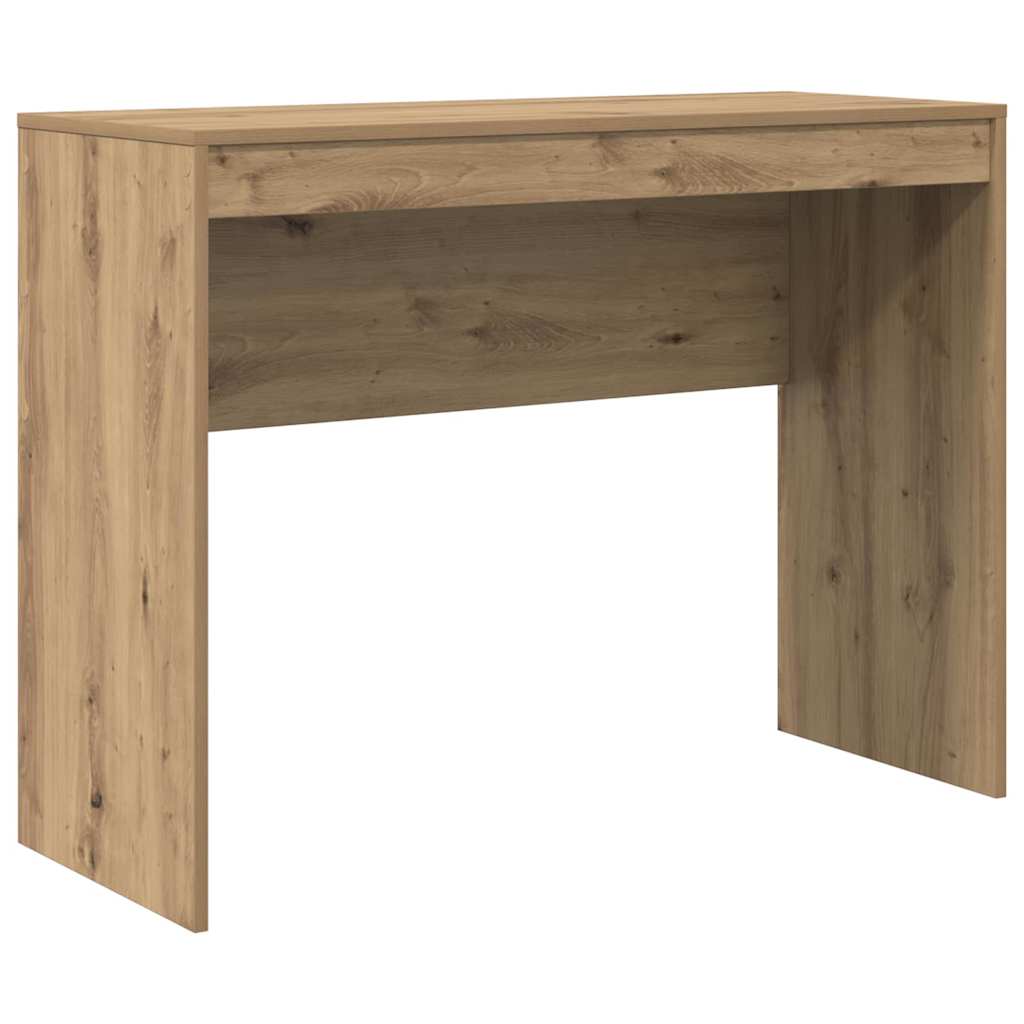 Bureau avec rangement 2 pcs chêne artisanal 100 x 40 x 76 cm - XIOS