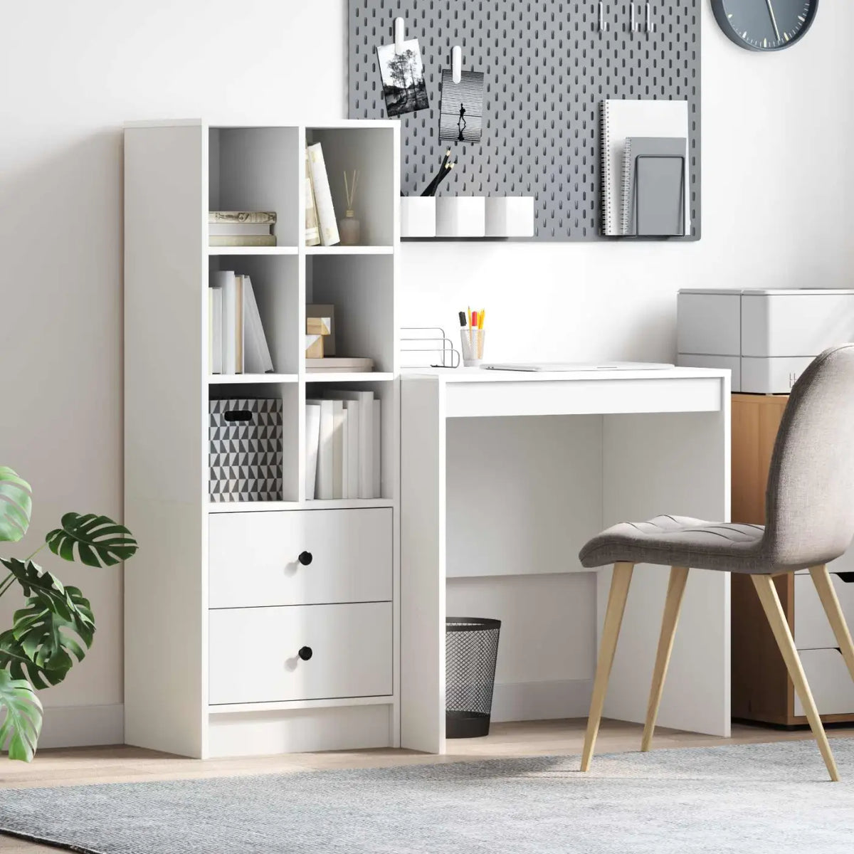 Bureau Blanc 115,5 x 50 x 127 cm 2 pc - XIOS