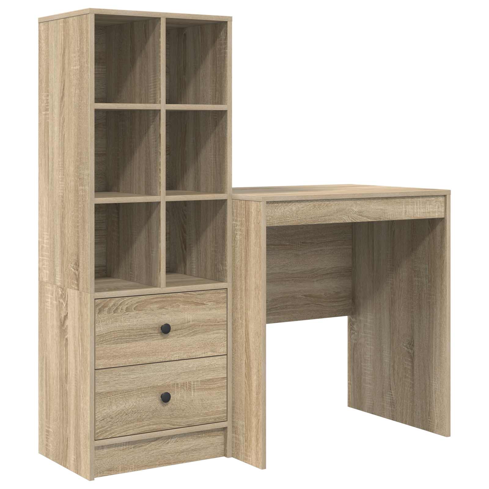 Bureau Chêne Sonoma 115,5 x 50 x 127 cm 2 pc - XIOS