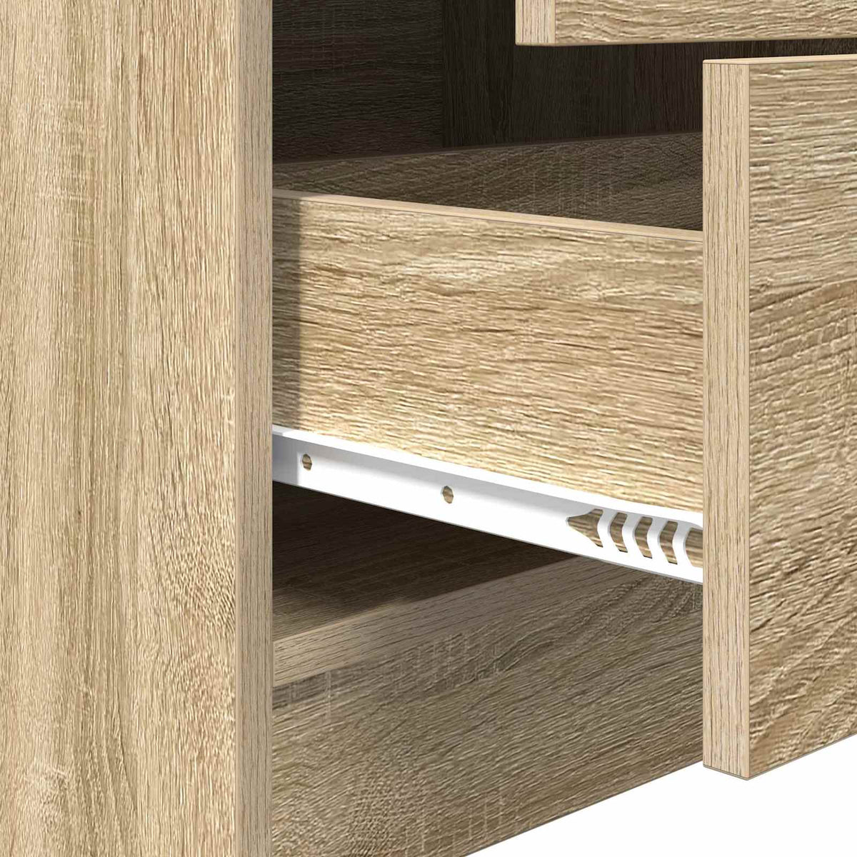 Bureau Chêne Sonoma 145.5 x 50 x 127 cm 2 pc