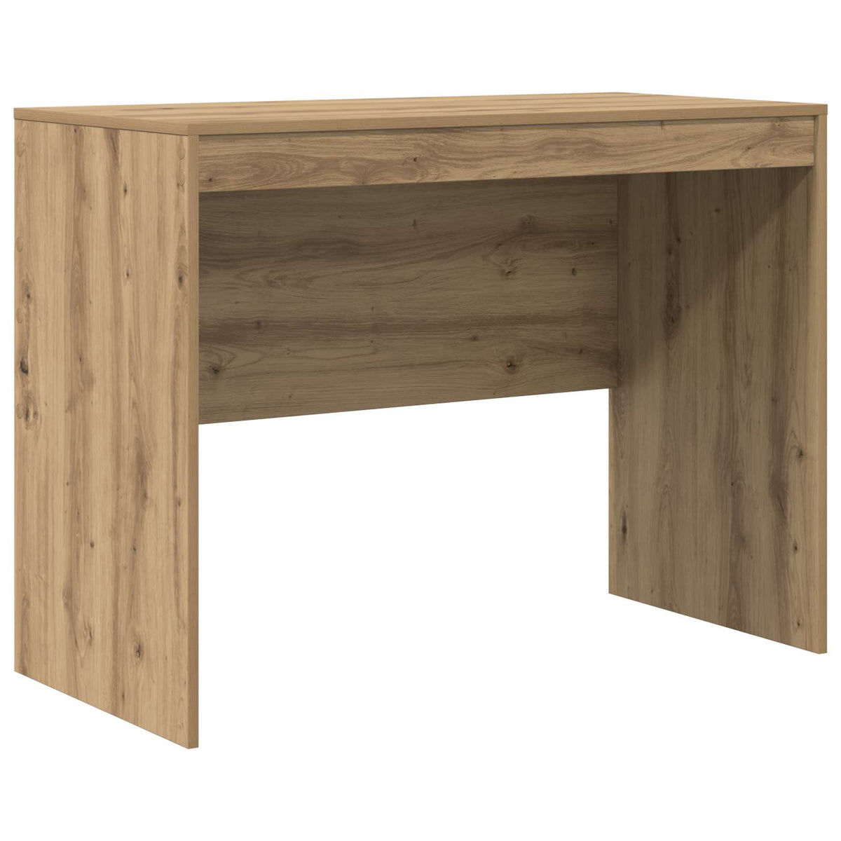 Bureau Chêne artisanal 145.5 x 50 x 127 cm 2 pc