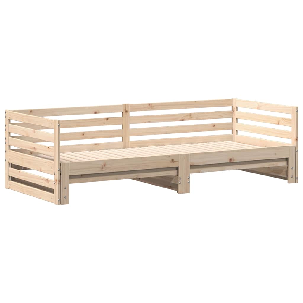 Lit de jour avec lit gigogne sans matelas 80x200 cm - XIOS