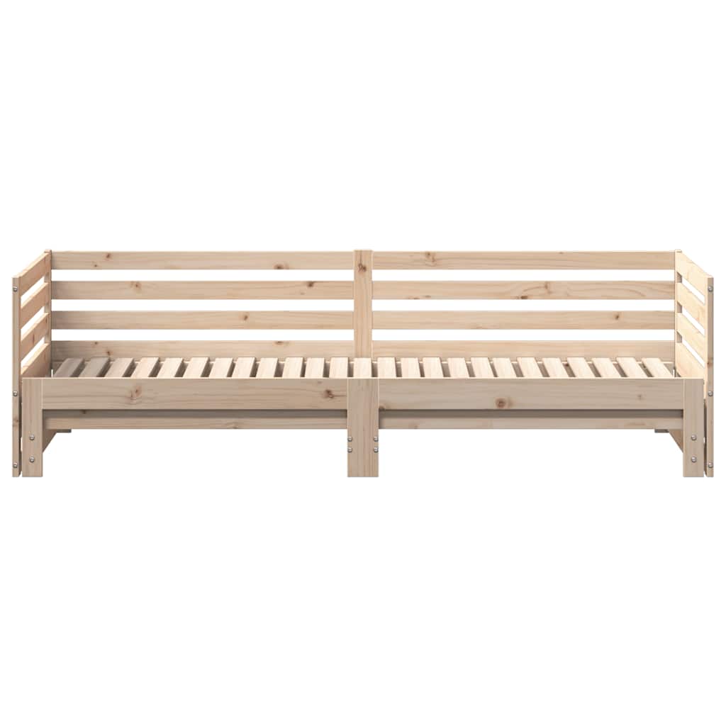 Lit de jour avec lit gigogne sans matelas 80x200 cm - XIOS