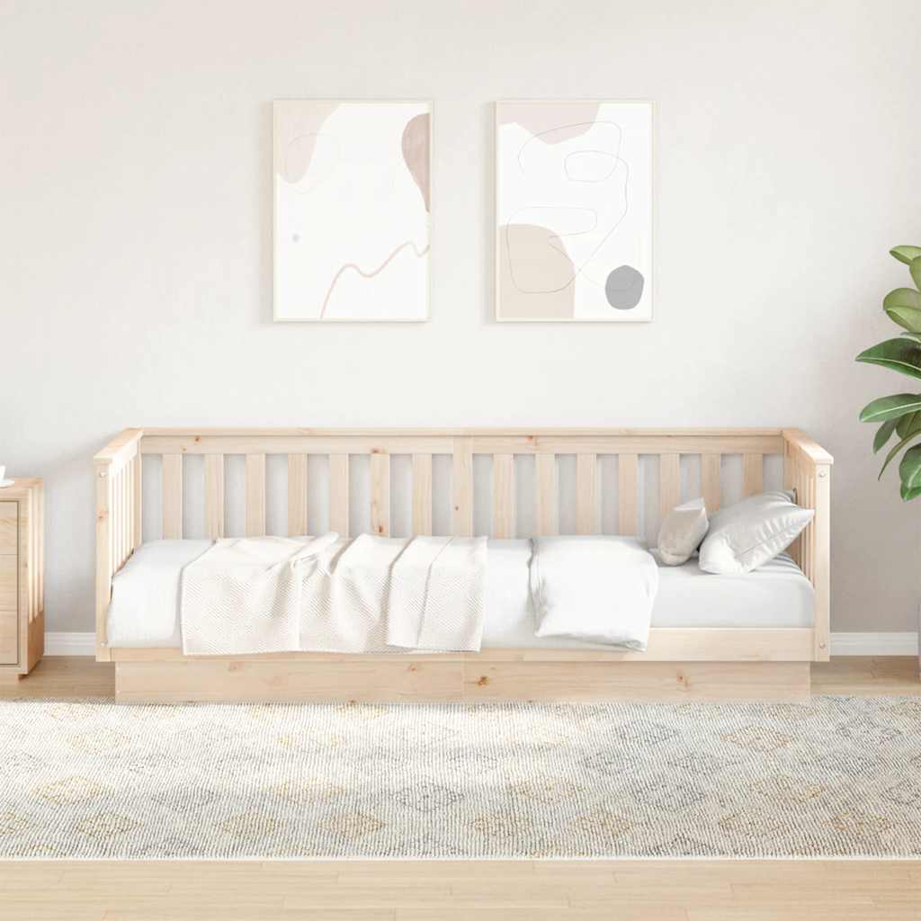 Lit de jour sans matelas 90x200 cm en pin massif - XIOS