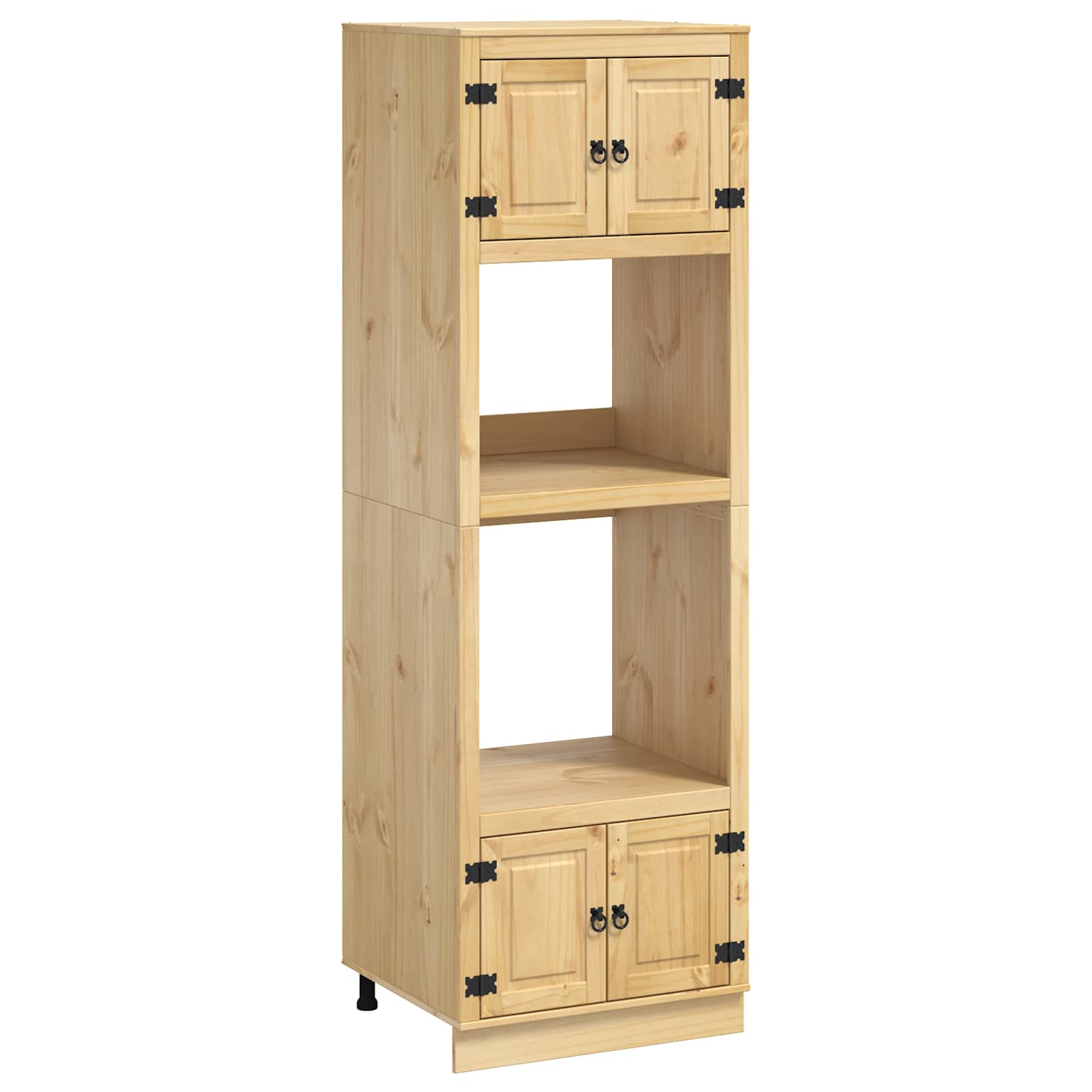 Armoire SKI Brun Miel 66 x 58 x 207 cm Pin massif - XIOS
